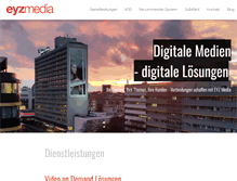 Tablet Screenshot of eyzmedia.de